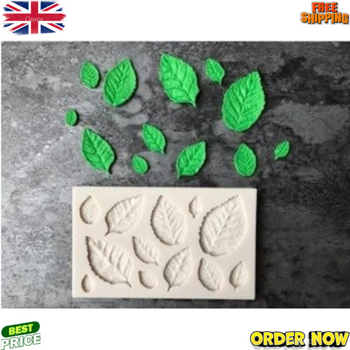 Rose leaves silicone - leaves, fondant