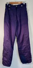 Spyder Ski Trousers Women Size UK 12 Purple Winter Retro Thinsulate Snowboarding