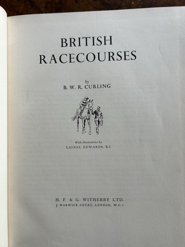 1951 1st lionel edwards - 1951:,