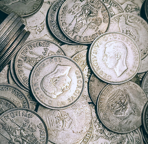 Grams pre 1947 silver - 33,