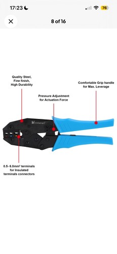 Ratchet crimper plier cable - ratchet,