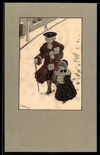 Artist postcard ethel - postcard,