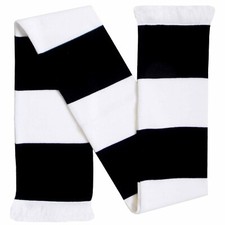 Newcastle United Retro Black & White Football Fans Match Day Scarf, 100% Acrylic
