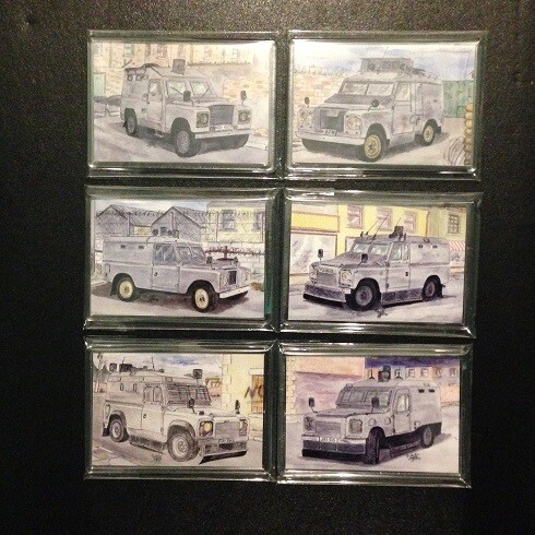 Ruc armoured landrovers set - ruc, of