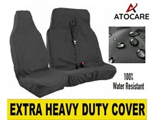 NEW 2+1 SEAT COVERS HEAVY DUTY 1kg CUSTOM VAN VW CRAFTER TRANSPORTER WATERPROOF