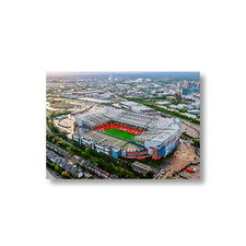 Premier League Old Trafford Football Stadium Manchester United Framed Poster