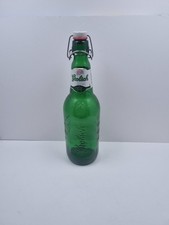 Vintage 1.5 Litre Grolsch Bottle Green Glass Swing Top Lid Embossed 14"