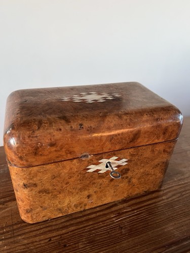 Antique tea caddy - tea,