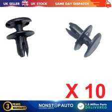 10X Front Bumper Grill Panel Trim Clips For OPEL VAUXHALL Zafira Vectra C Signum
