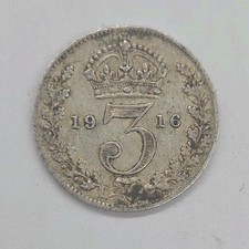 1916 King George V .925 Silver
