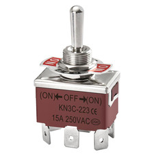 Metal Toggle Switch DPDT