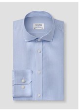 T.M. LEWIN Blue stripe super