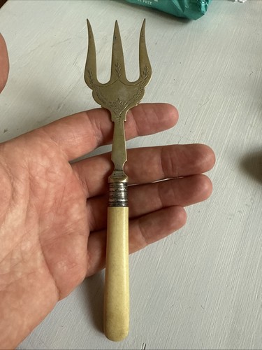 Edwardian antique bread fork - antique,