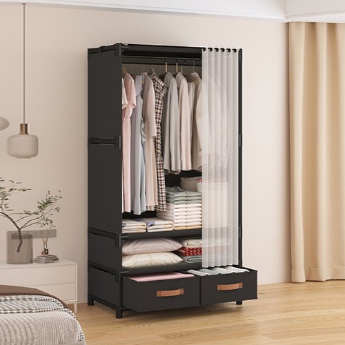 Fabric wardrobe closet storage - fabric,