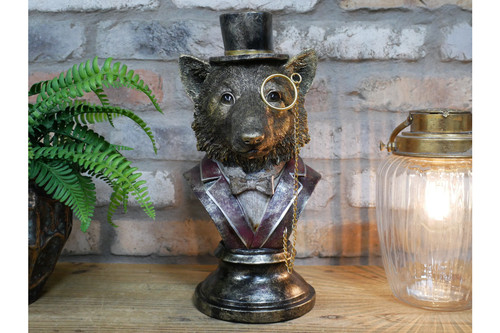 Large fox bust ornament home - bust,