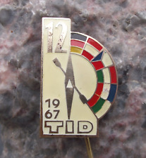 1967 Tour International Danubien 12th TID Danube Canoe Event Germany Pin Badge