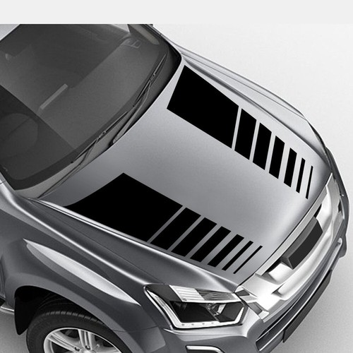 2pcs car side body decals - body,