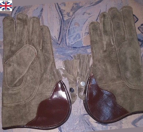 New falconry glove split - new,