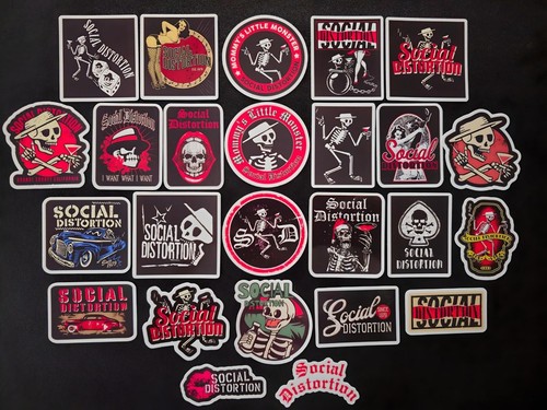 Punk rock vinyl stickers - punk,