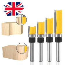 1/4 6mm Shank Straight Flush