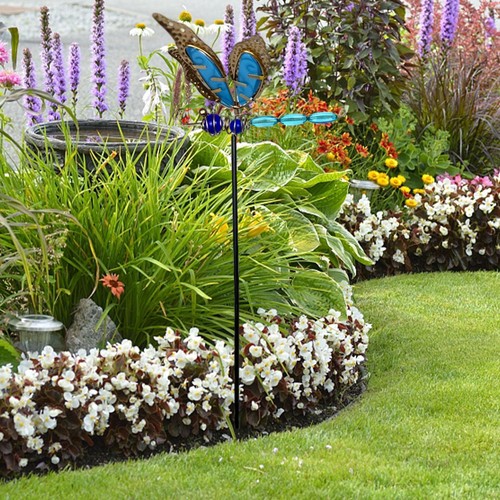 Metal dragonfly stake for - dragonfly,