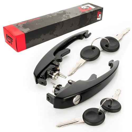 Door handle with - lock, front