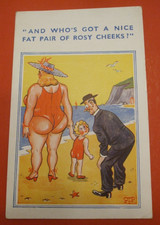SAUCY Seaside Comic LADY BIG