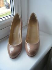 Louboutin Nude Patent Shoes Size 35 - worn once for a wedding