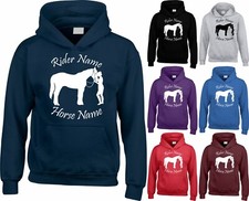 PERSONALISED HORSE HOODIE PONY