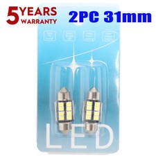 Pair New 31mm C5W LED XENON