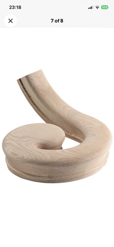 New oak left hand - *new*, volute