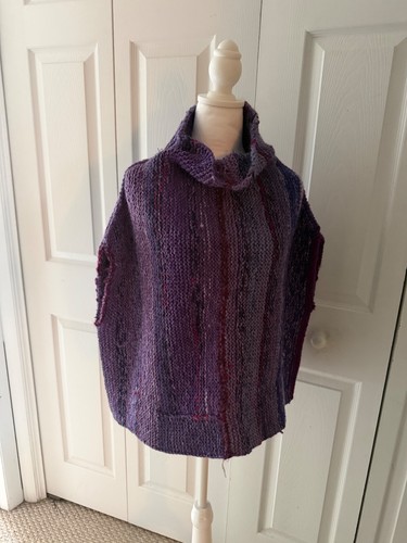Handknit poncho vest range - handknit, poncho/vest
