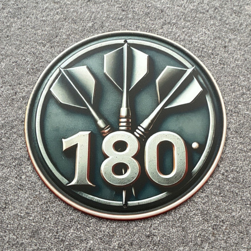 Darts 180 round sports theme - round,