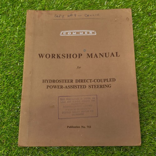 Commer workshop manual for - manual,