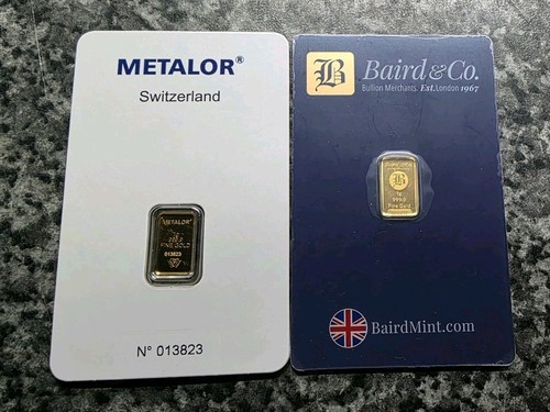 Gram gold bar metalor 1 - 1, +