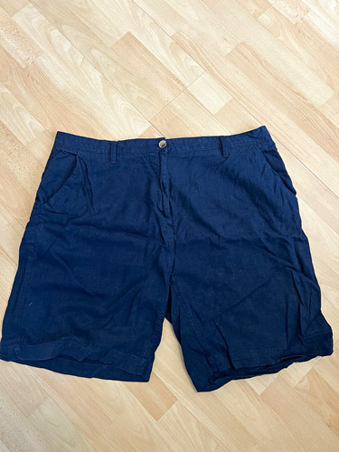 Next navy linen - linen-viscose, chino