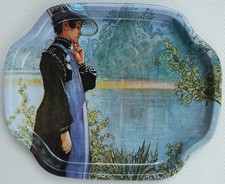 Vintage tin trays carl - vintage,