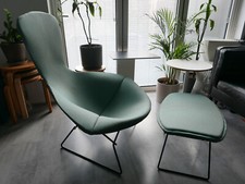 Harry Bertoia Lounge armchair and ottoman midcentury modern classic