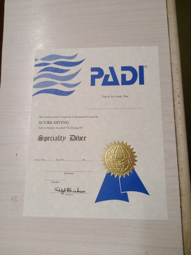 Padi speciality diver - padi,