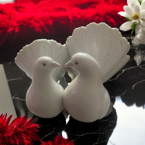 Lladro couple doves - of, kissing