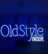 Old Style Beer Neon Light Sign