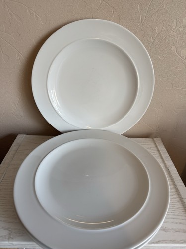 Denby white large dinner - large,