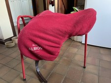 Albion Revelation Jump Saddle 17 Inch M On Adjustable Tree.  Bespoke Brown Trim