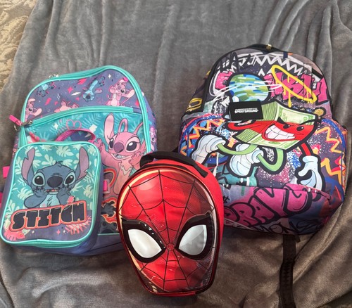 Book bag lunch set - book,