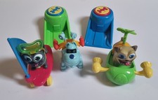 Puppy Dog Pals Action Figures +  Vehicles Lot Of 3 Rolly Bingo ARF Disney Toys