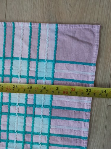 Vintage seersucker tablecloth