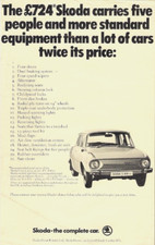 Skoda S100 & S110 c1973 UK