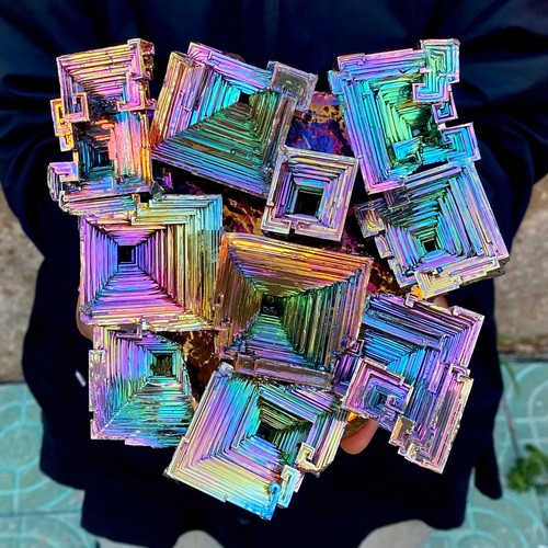 4lb rainbow bismuth ore - rainbow,