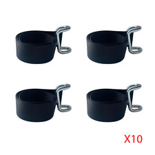 45mm Black Bottom Strap X10