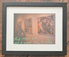 Dan Baldwin Signed 2002 Circa ORIGINAL Framed Photo Damien Hirst Art Peter Blake